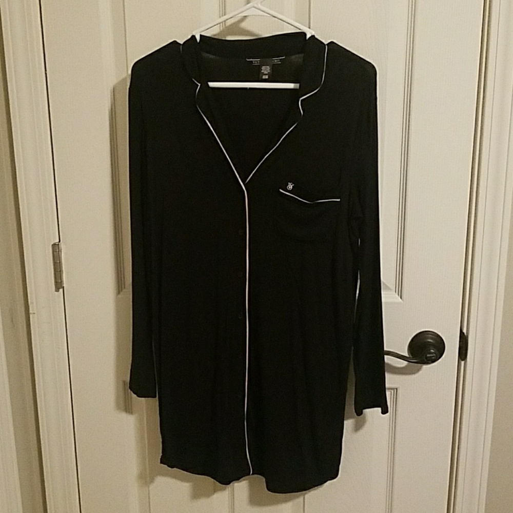 Victorias Secret button down sleep shirt